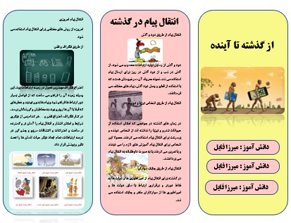 دانلود بروشور درس چهاردهم علوم ششم از گذشته تا آینده اماده کامل و قابل ویرایش