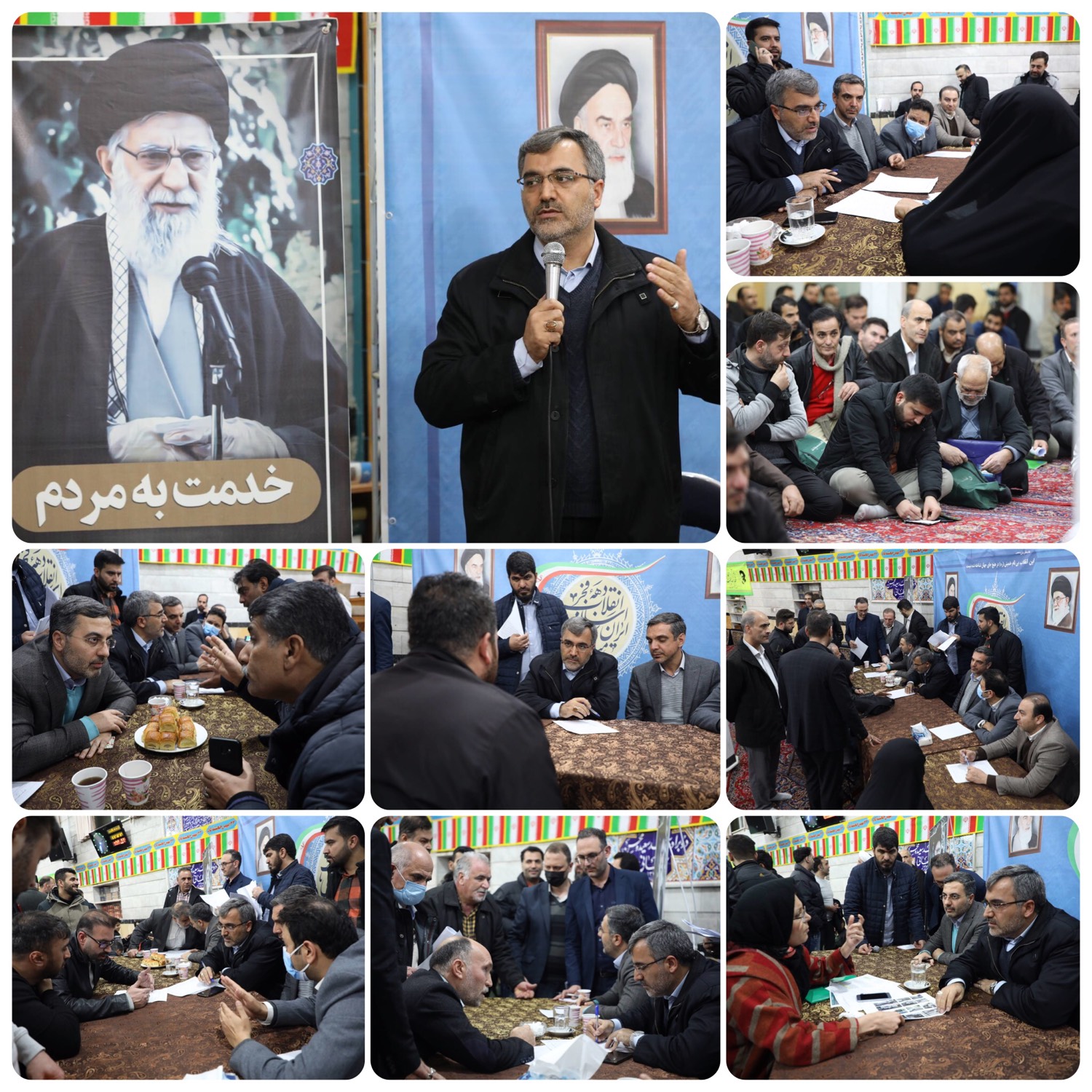 میز خدمت سازمان بازرسی در مسجد صاحب‌الزمان (عج) منطقه ۱۷ برگزار شد