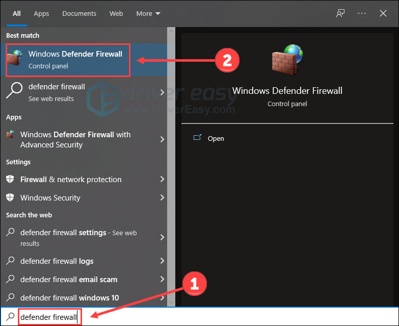 فایروال Windows Defender را برای شبکه های دامنه، خصوصی و عمومی خاموش کنید. سپس روی OK کلیک کنید تا تغییر ذخیره شود.