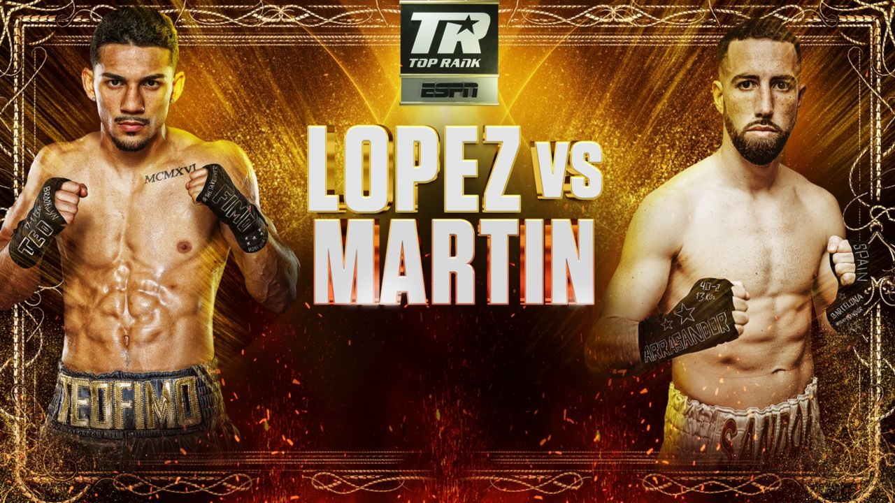 دانلود مبارزه بوکس قهرمانی  :  Teofimo Lopez vs. Sandor Martin