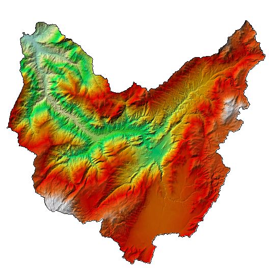 نقشه های GIS حوزه آبخیز خرما رود شهرستان آزاد شهر استان گلستان