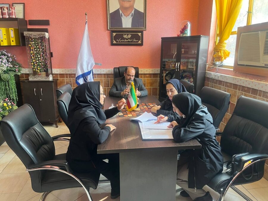  بازدید تیم نظارتی بهزیستی پیشوا از مرکز روزانه حرفه آموزی