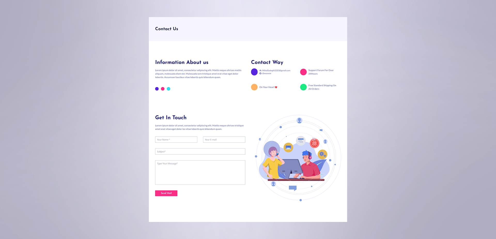 Contact Us Page Contact Us Page