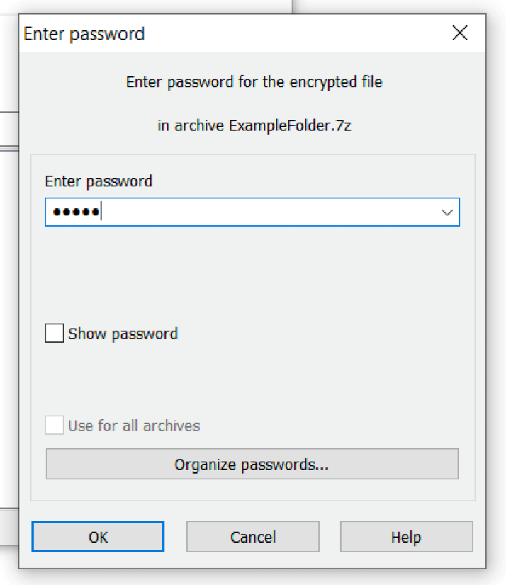 آموزش رمزگذاری فایل ZIP