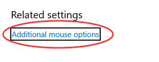 3) در پنجره Properties Mouse، Tab را روی صفحه کلید خود فشار دهید تا تب Buttons در پنجره برجسته شود (با حاشیه نقطه چین).