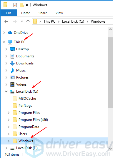 3) روی قسمت خالی کلیک راست کنید تا روی New و سپس Folder کلیک کنید.