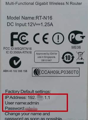 1) بروید و آدرس IP، نام کاربری و رمز عبور روتر بی سیم خود را ببینید.
