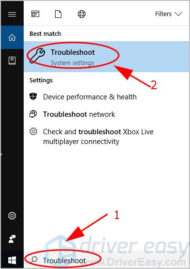 روی عیب یابی در سمت چپ کلیک کنید. در بخش Get up and running، روی Windows Update > Run the troubleshooter کلیک کنید.