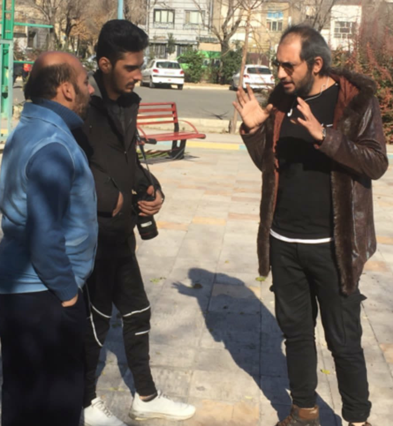 عکس میلاد آل احمدی کارگردان ،حسین سیدیان فیلم بردار ،مالک آریاپور
