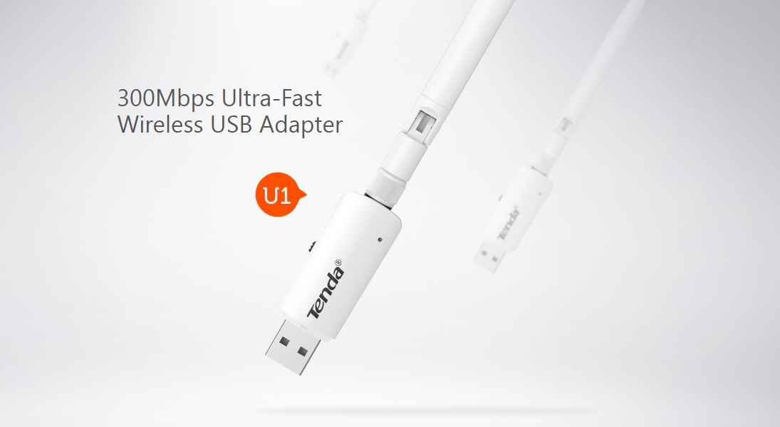 کارت شبکه USB بی‌ سیم 300Mbps تندا مدل U1