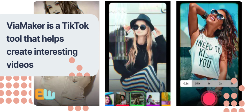 Viamaker is a great tool to create videos for tiktok