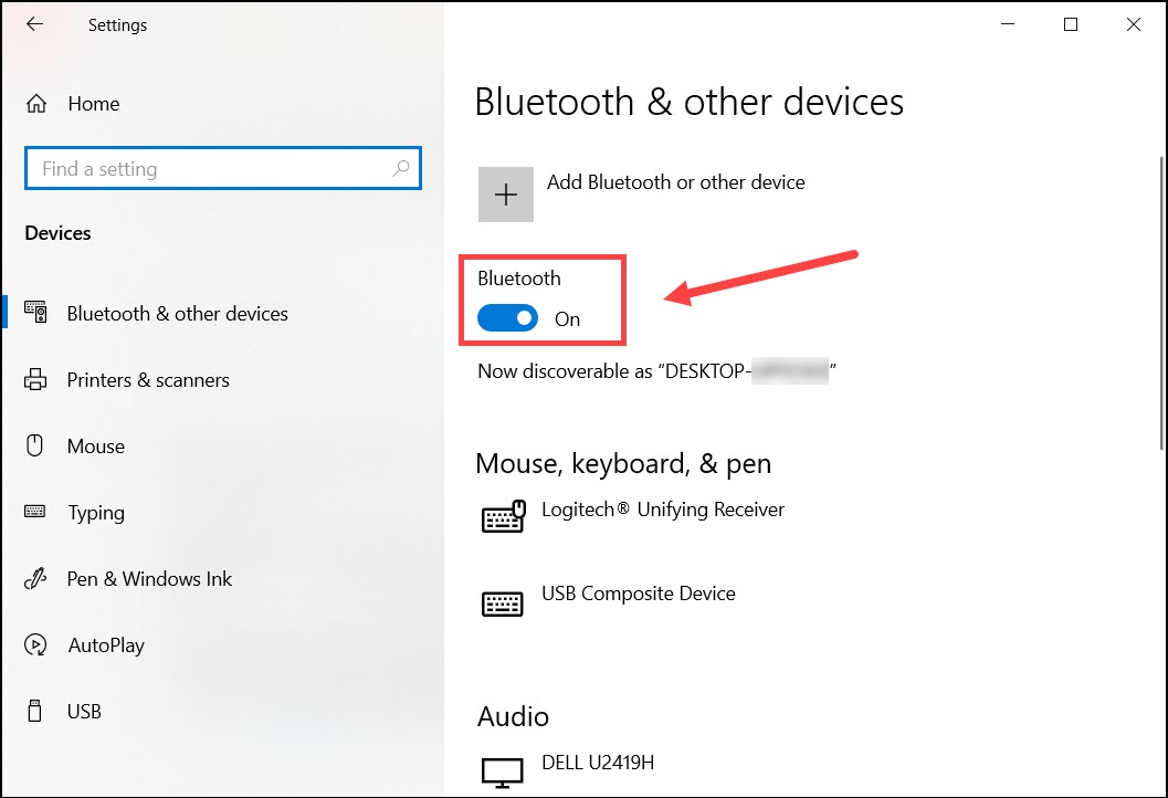 دکمه Bluetooth را تغییر دهید تا خاموش شود. سپس بعد از چند ثانیه دوباره آن را روشن کنید.